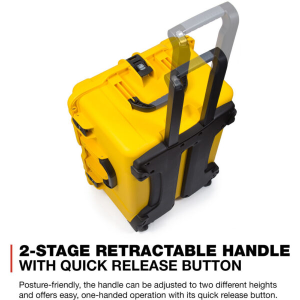 Nanuk 960 Wheeled Hard Camera Case Pro Photo Kit (Yellow, 79L) view 2