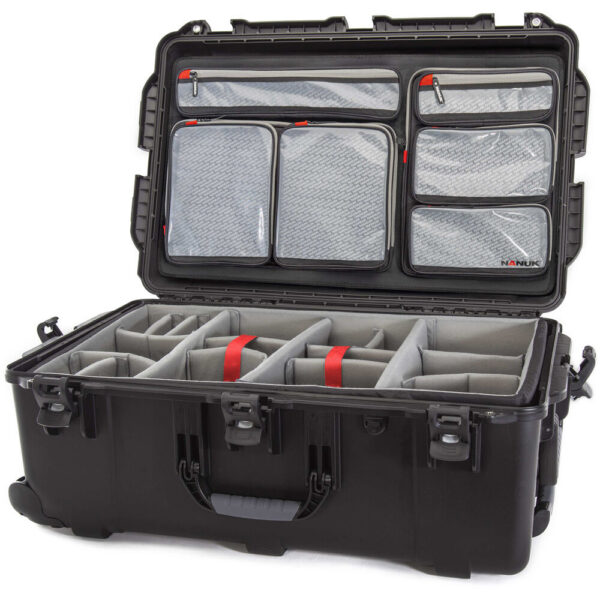 Nanuk 963 Wheeled Hard Case Pro Photo Kit (Black, 90.6L)