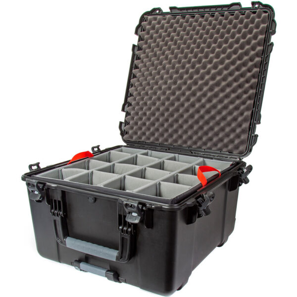 Nanuk 970 Wheeled Hard Case with Padded Divider Insert (Black, 134L)