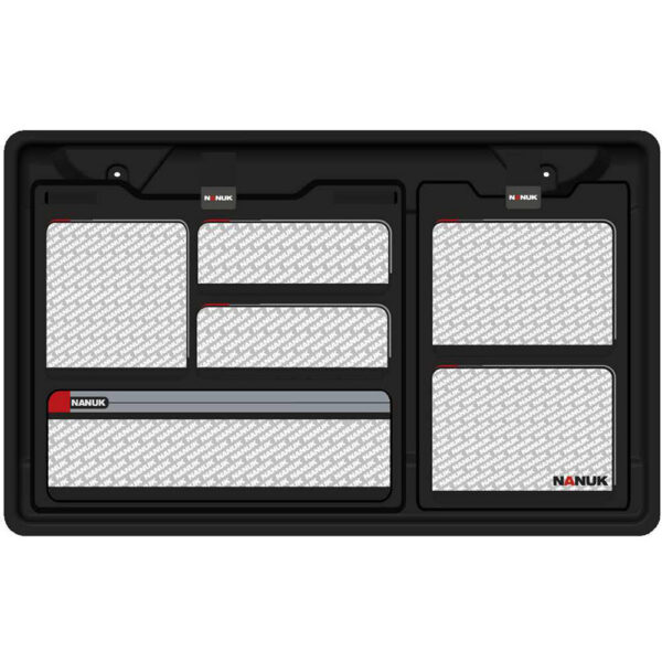 Nanuk 975S Wheeled Hard Case with Padded Divider Insert and Lid Organizer (Black, 186L) view 7
