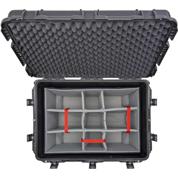 Nanuk 975S Wheeled Hard-Shell Case with Padded Divider Insert (Black, 186L) view 5