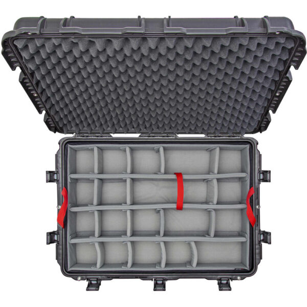Nanuk 975S Wheeled Hard-Shell Case with Padded Divider Insert (Black, 186L) view 7