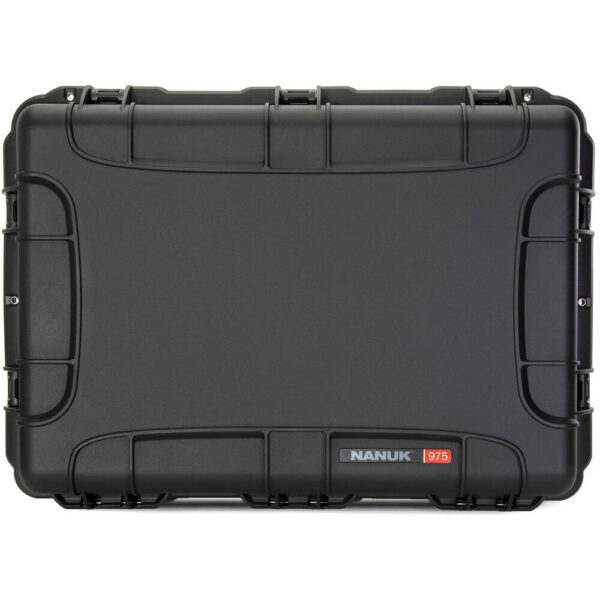 Nanuk 975T Hard Case with Padded Divider Insert and Lid Organizer (Black, 186L) view 3