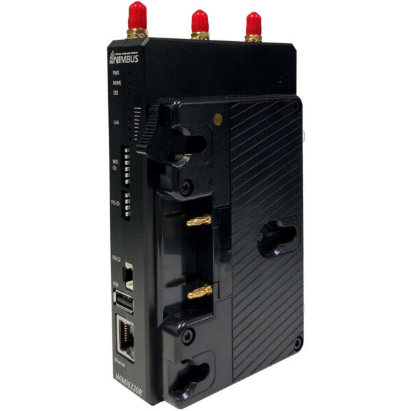 Nimbus Wi Mi6220 Wireless 3G-SDI & HDMI H.264 Decoder/Receiver (Gold Mount)
