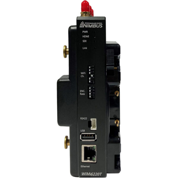 Nimbus Wi Mi6220 Wireless 3G-SDI & HDMI H.264 Encoder/Transmitter (Gold Mount)
