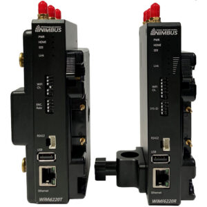 Nimbus Wi Mi6220 Wireless HD/3G-SDI / HDMI H.264 Encoder/TX & Decoder/RX Set (Gold Mount)