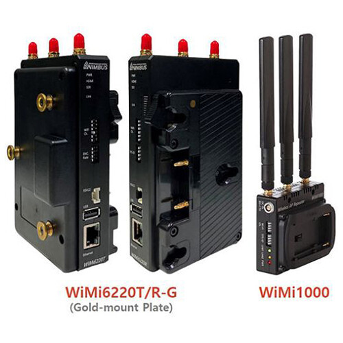 Nimbus Wi Mi6220 Wireless Transmission System with Wi Mi1000 Repeater Bundle (Gold Mount) view 4
