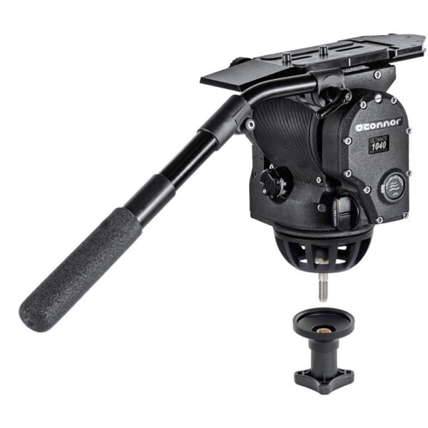 OConnor 1040 Fluid Head and flowtech 100 Tripod with Mid-Level Spreader view 4