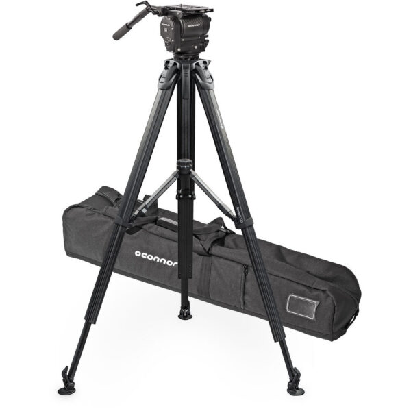 OConnor 1040 Fluid Head and flowtech 100 Tripod with Mid-Level Spreader view 5