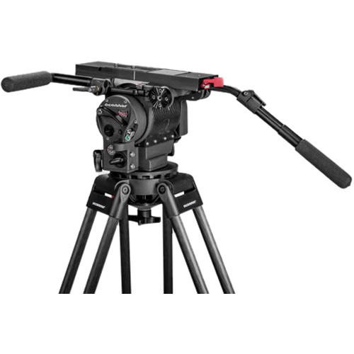 OConnor Ultimate 2560 Fluid Head & 60L Mitchell Top Plate Tripod with Mid-Level Spreader view 3