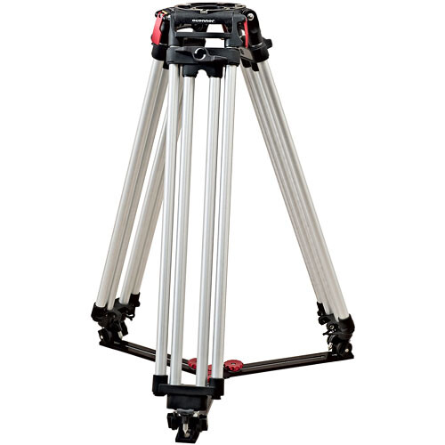OConnor Ultimate 2575D Head & Cine HD Mitchell Top Plate Tripod System with Floor Spreader view 5