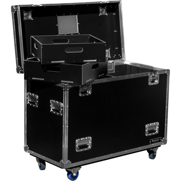 Odyssey Wheeled Hex Board Utility Tour Trunk Case (Black, 45 x 22 x 30") view 3