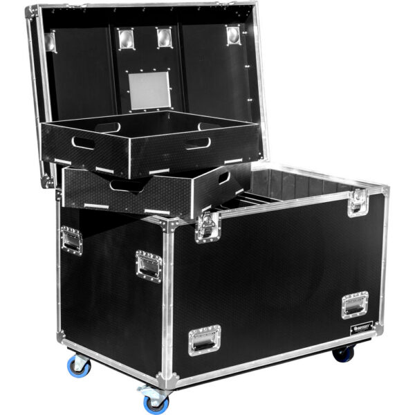 Odyssey Wheeled Hex Board Utility Tour Trunk Case (Black, 48 x 30 x 36") view 3