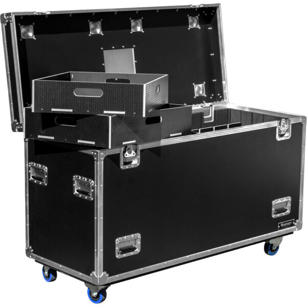 Odyssey Wheeled Hex Board Utility Tour Trunk Case (Black, 60 x 24 x 36") view 3