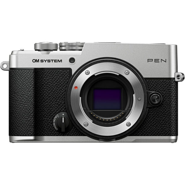OM SYSTEM PEN Mirrorless Camera with 14-42mm III Lens (Silver)