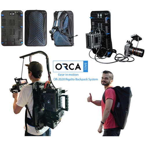 ORCA Rigalto Backpack System with Easyrig Minimax for Sony VENICE & Rialto (Gold Mount) view 3