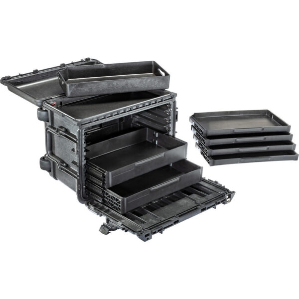 Pelican 0450SD4 Protector Mobile Tool Chest with 6 Drawers (Black) view 3