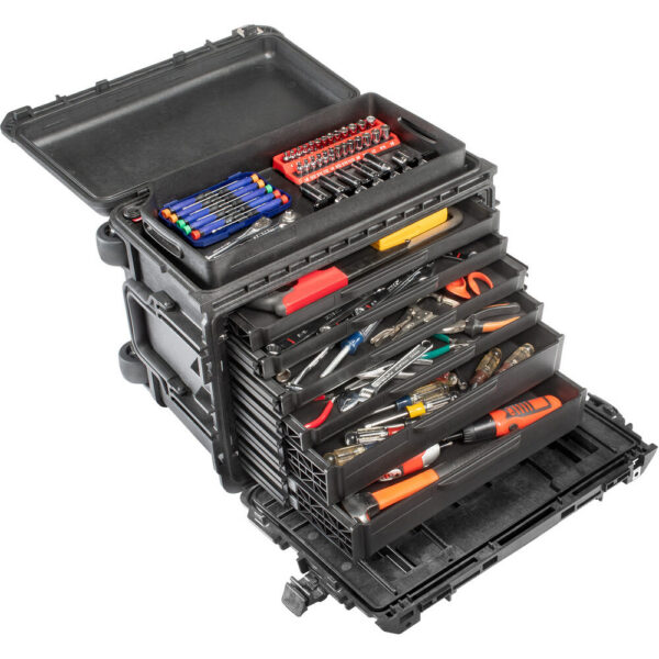 Pelican 0450SD4 Protector Mobile Tool Chest with 6 Drawers (Black) view 7