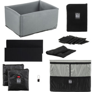 Pelican 1620 Case with Foam with Porta Brace Long Life Divider Kit (Black)