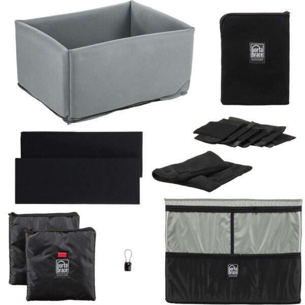 Pelican 1620 Case with Foam with Porta Brace Long Life Divider Kit (Black)