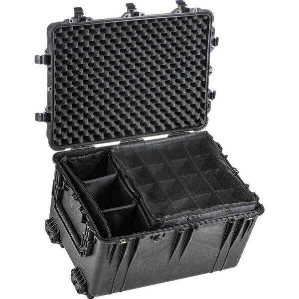 Pelican 1660 Protector Case with Dividers (Black) view 6