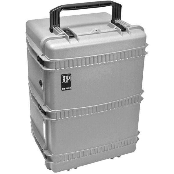 Porta Brace PB-2850TBH Trunk-Style Hard Case Mobile Workstation (Silver Platinum) view 3