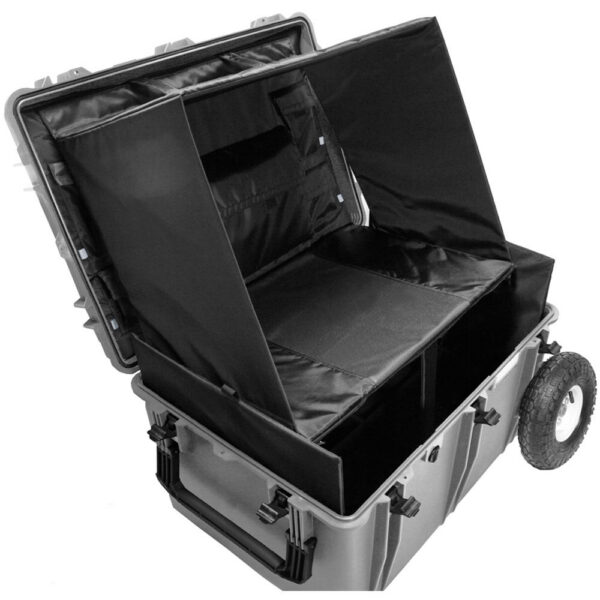 Porta Brace PB-2850TBHORX Trunk-Style Vault Hard Case (Silver Platinum) view 3