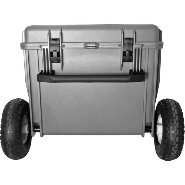 Porta Brace Trunk-Style Hard Case with Off-Road Wheels with Foam (Platinum) view 5