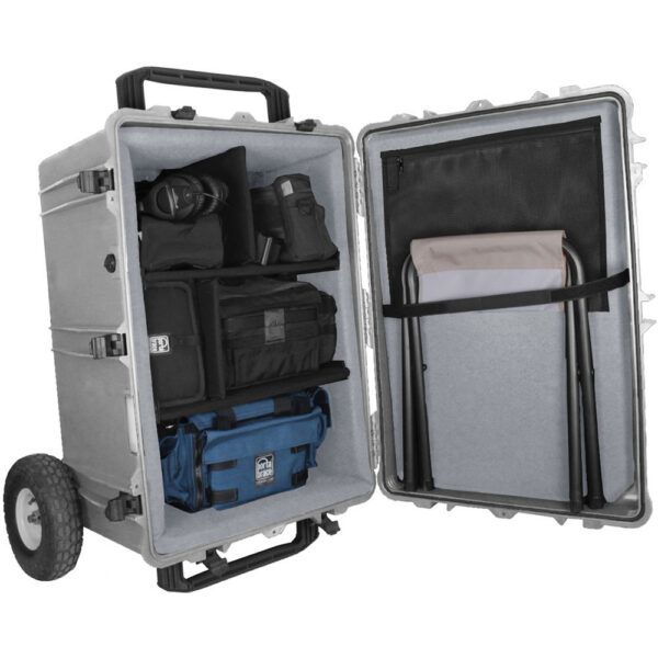Porta Brace Wheeled Hard Case Mobile Audio Workstation (Platinum) view 5