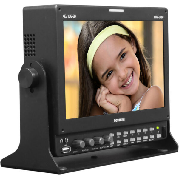 Postium Korea OBM-U090 9" HDR 4K 12G-SDI LCD Monitor view 3