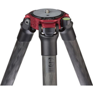 Pro Media Gear TR344LR34mm Series 71" Pro-Stix Carbon Fiber Tripod with Top Plate (Red)