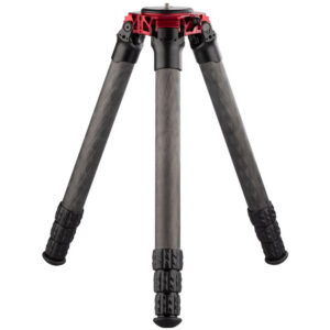 Pro Media Gear TR424L Pro-Stix Carbon-Fiber Tripod with Top Plate (Red, 77")