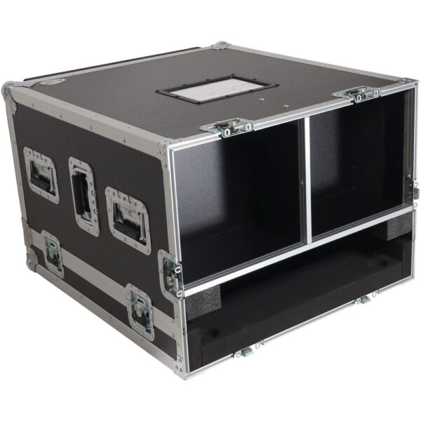 ProX Foldable Pro Desk Wheeled Flight Case with Table Top & Drawers view 4