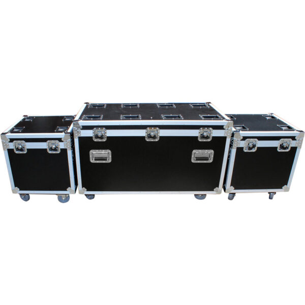 ProX Set of 12 ATA-Style Utility Road Cases (4 Large, 8 Small) view 4