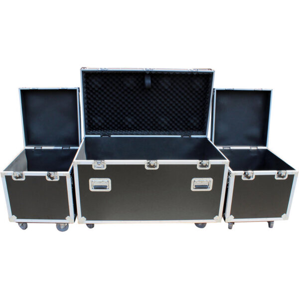 ProX Set of 3 ATA-Style Utility Road Cases (1 Large and 2 Small) view 2