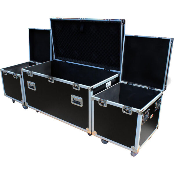 ProX Set of 3 ATA-Style Utility Road Cases (1 Large and 2 Small) view 3