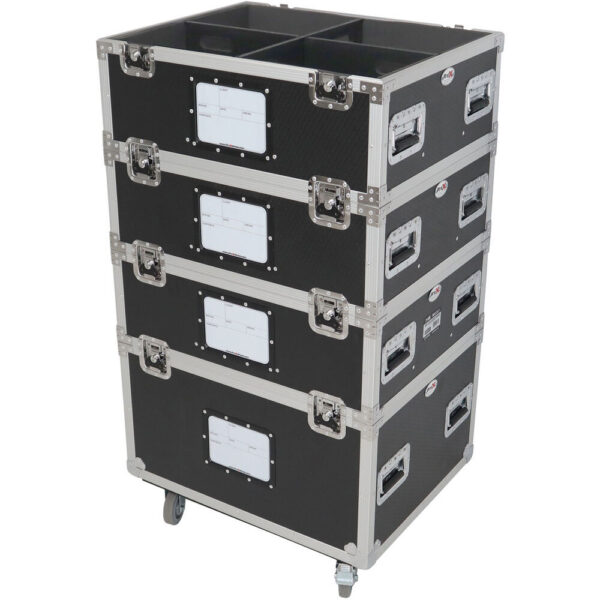 ProX Truck Pax 5-Tier Wheeled Utility Flight Case with Dividers (2-Pack) view 3