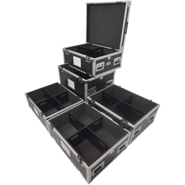 ProX Truck Pax 5-Tier Wheeled Utility Flight Case with Dividers view 6