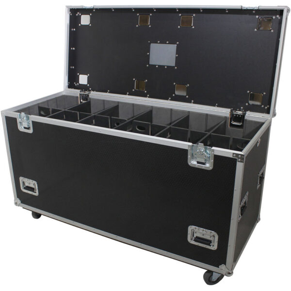 ProX Truck PaX Heavy-Duty Truck Pack Utility Flight Case with Divider & Tray (Black, 2-Pack) view 2