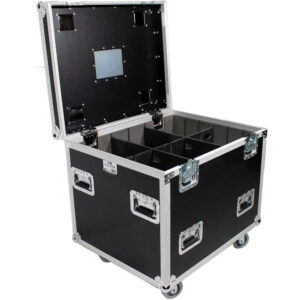 ProX Truck PaX Heavy-Duty Truck Pack Utility Flight Case with Divider & Tray (Black, 2-Pack)