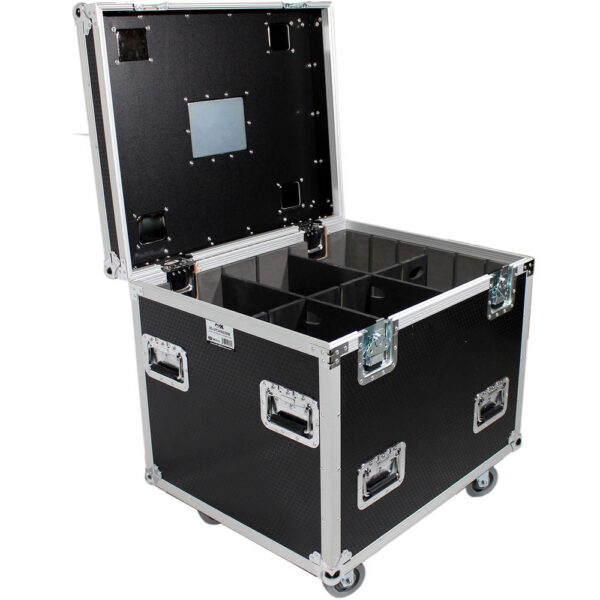 ProX Truck PaX Heavy-Duty Truck Pack Utility Flight Case with Divider & Tray (Black, 2-Pack)