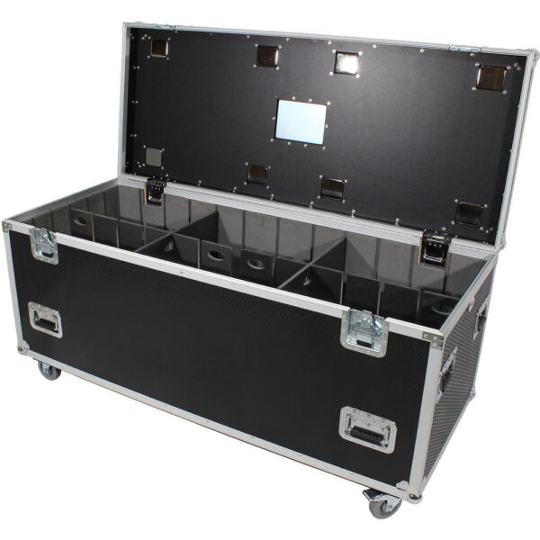 ProX Truck PaX Heavy-Duty Truck Pack Utility Flight Case with Divider & Tray (Black, 2-Pack) view 4