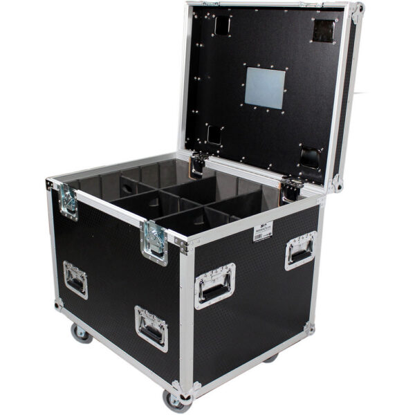 ProX Truck PaX Heavy-Duty Truck Pack Utility Flight Case with Divider & Tray (Black, 2-Pack) view 4