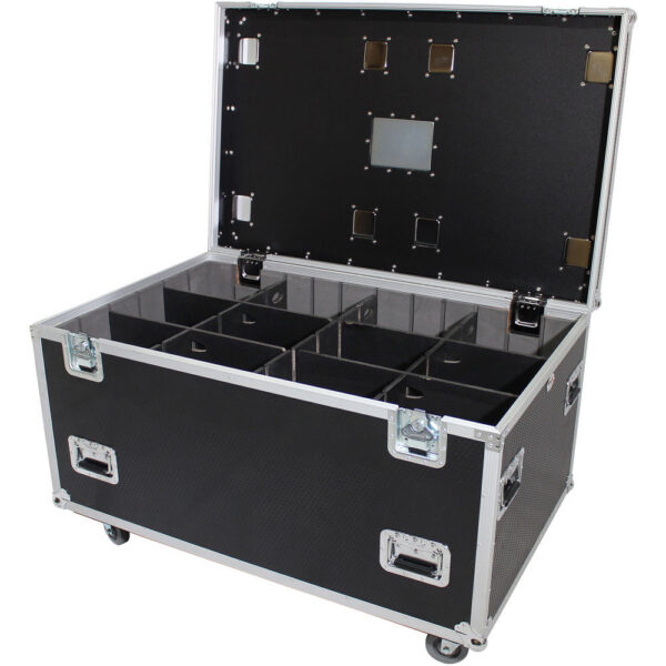 ProX Truck PaX Heavy-Duty Truck Pack Utility Flight Case with Divider & Tray (Black, 4-Pack)