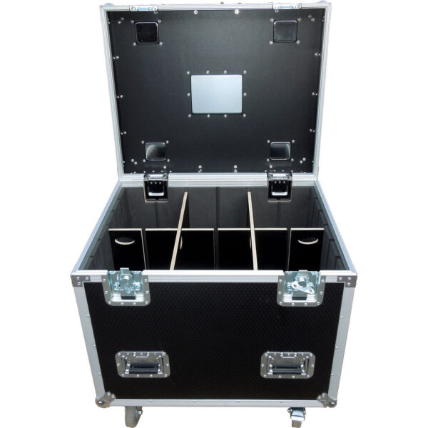ProX Truck PaX Heavy-Duty Truck Pack Utility Flight Case with Divider & Tray (Black, 4-Pack)