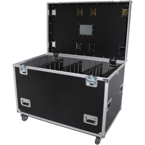 ProX Truck PaX Heavy-Duty Truck Pack Utility Flight Case with Divider & Tray (Black, 4-Pack) view 3