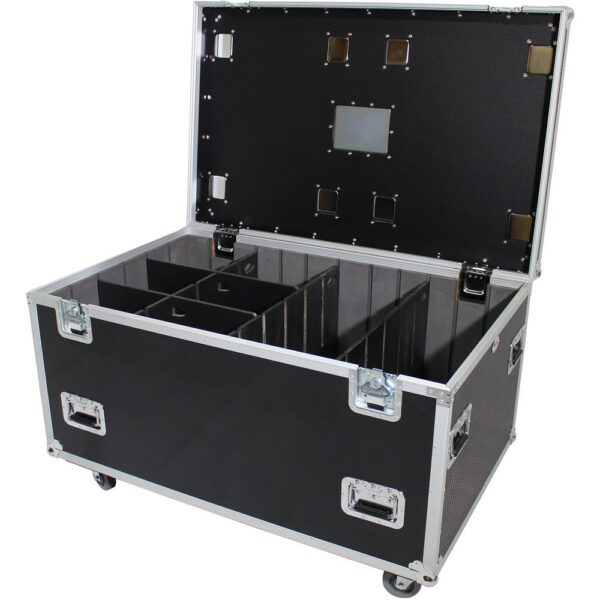 ProX Truck PaX Heavy-Duty Truck Pack Utility Flight Case with Divider & Tray (Black, 4-Pack) view 3