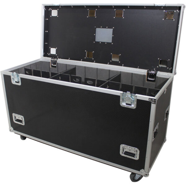 ProX Truck PaX Heavy-Duty Truck Pack Utility Flight Case with Divider & Tray (Black, 4-Pack) view 3