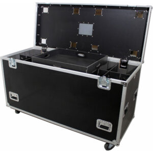 ProX Truck PaX Heavy-Duty Truck Pack Utility Flight Case with Divider & Tray (Black, 4-Pack)