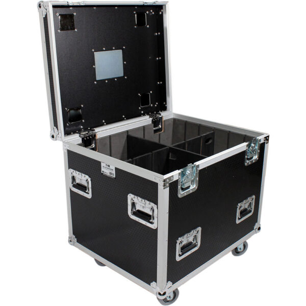 ProX Truck PaX Heavy-Duty Truck Pack Utility Flight Case with Divider & Tray (Black, 4-Pack) view 5